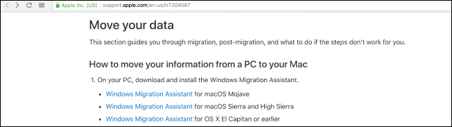 Migration Assistant Download Mac Os X